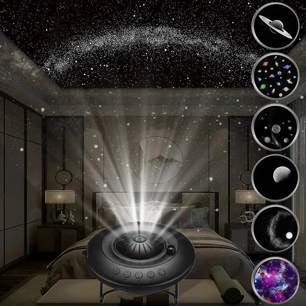 UFO LED Star Projector Night Light 8 in 1 Planetarium