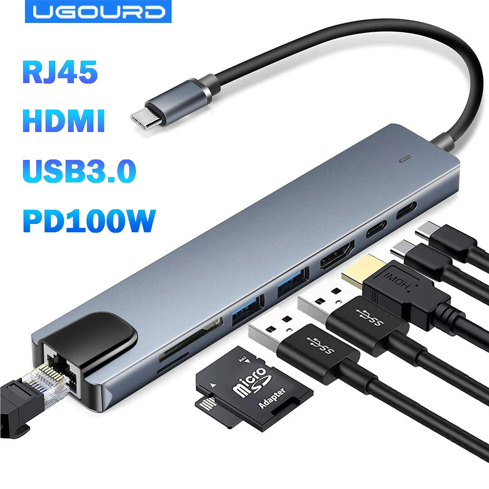 USB 3.0 Type C HUB USB C Docking Station