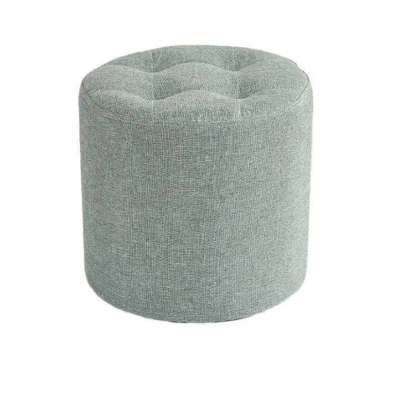 Small Cloth Stool Home Sofa Creative Seat round Bench Sitting Room Fashion Living Room Door Shoe Exquisite Chair Decoration