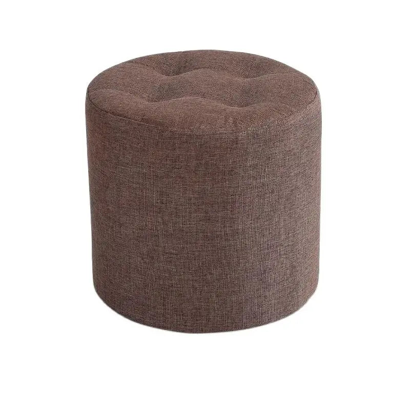 Small Cloth Stool Home Sofa Creative Seat round Bench Sitting Room Fashion Living Room Door Shoe Exquisite Chair Decoration