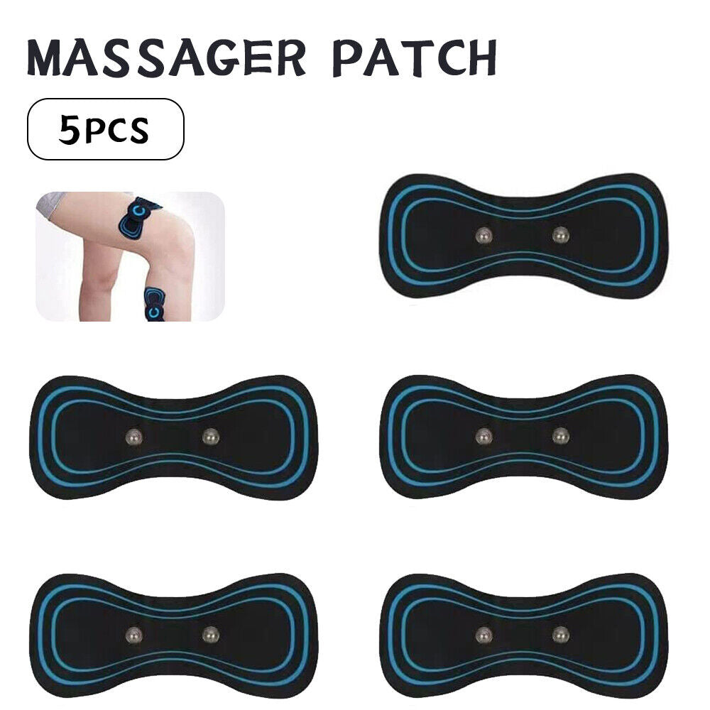 Neck Back Massager Portable Mini Electric EMS Cervical Massage Patch Relief Pain